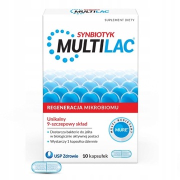 MULTILAC SYNBIOTYK Probiotyk + Prebiotyk 10 kaps.