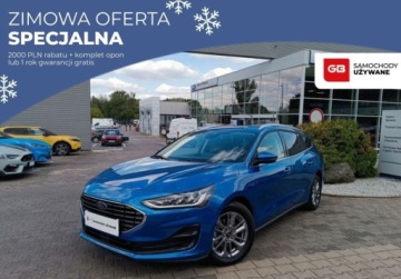 Ford Focus IV Kombi Facelifting 1.0 EcoBoost 125KM 2024 Ford Focus SW 125KM mHEV TitaniumX SalonPL SerwisASO FV23 P.Zima Gwarancja, zdjęcie 1