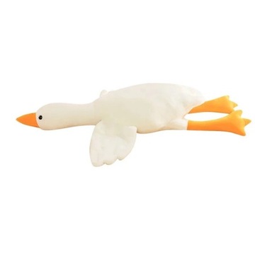 PODUSZKA MASKOTKA PLUSZAK GĘŚ KACZKA DUŻA 70 CM