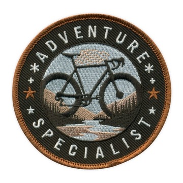 Naszywka Specjalista od Wypraw Rowerowych - Bike Adventure Specialist HAFT