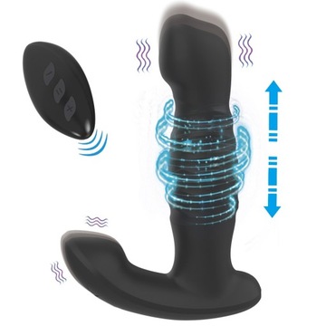 MASAŻER PROSTATY WIBRATOR ANALNY 2W1 PILOT USB