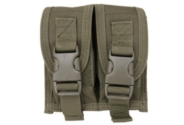 Двойной подсумок GFC для гранат MOLLE Pals Olive.