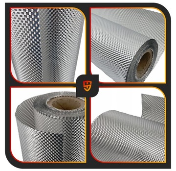 Алюминиевая термокрышка выхлопа Гибкий лист Термомат +650 градусов