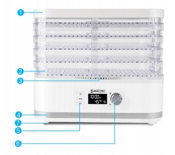 СУШИЛКА ДЛЯ ГРИБОВ, ФРУКТОВ, ОВОЩЕЙ, 450 Вт