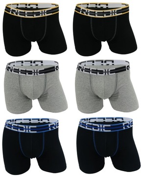 ZARIF Bokserki REEDIC Zestaw G508 (6 szt.) M