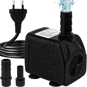 pompka wody obiegowa cieczy niemy 600l/h 10w do oczka wodnego fontanny