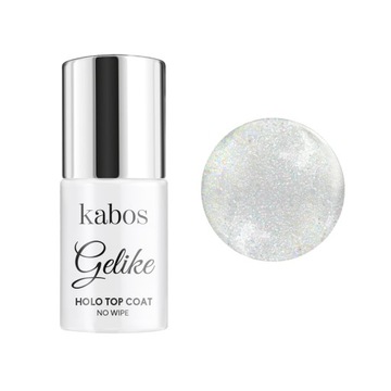 KABOS Top Hybrydowy Gelike Holo Top Coat No Wipe 8 ml