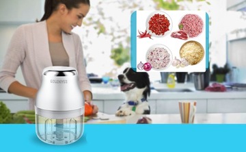 Измельчитель лука Овощной блендер Беспроводной кухонный комбайн 30 Вт