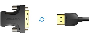 VENTION ДВУНАПРАВЛЕННЫЙ АДАПТЕР АДАПТЕР HDMI-DVI FULL HD 1080P 60 Гц