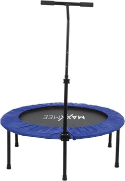 Mocna TRAMPOLINA FITNESS 101cm Z REGULOWANYM UCHWYTEM Maxxmee do 100kg