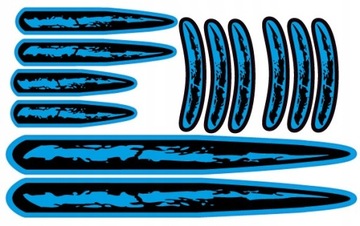 Naklejka naklejki na rower Infect