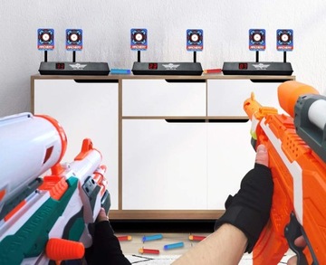 Электронная мишень, 3 мишени, стрельбище, подсчет очков