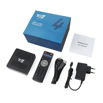 TOX4 Android 13 Smart TVBox RK3528 двойная Wi-Fi приставка