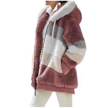 Bluza damska rozpinane, z kapturem CIEPŁA ROZPINANA DAMSKA BLUZA POLAR