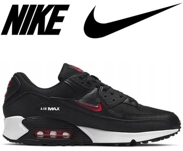 Buty męskie Nike Air Max 90 DV3503 001 r. 40 Czarne Sportowe