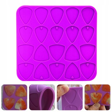 5 Grubość Guitar Picks Resin Formy Gitarowe