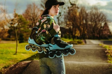 Роликовые коньки Spokey MrsFIT ABEC-7 Carbon женские, размер 36