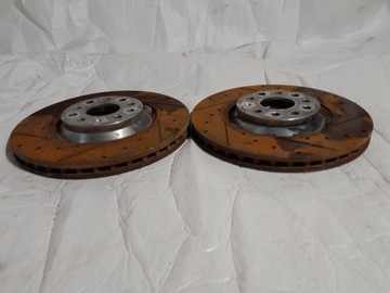 AUDI A3 S3 8V TŘMENY BRZDOVÉ PŘEDNÍ ZADNÍ KOTOUČE KOMPLET