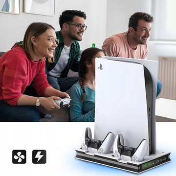PODSTAWKA CHŁODZĄCA PODWÓJNA STACJA ŁADUJĄCA STOSUJE SIĘ DO PS5