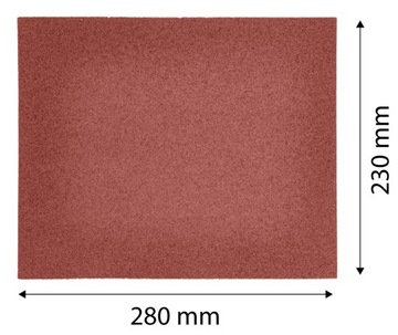 Płótno ścierne papier ścierny arkusz 230 x 280 mm, P220, GRAPHITE 58T350