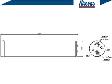 SUŠIČ KLIMATIZACE NISSAN KUBISTAR 1.2 (X76)