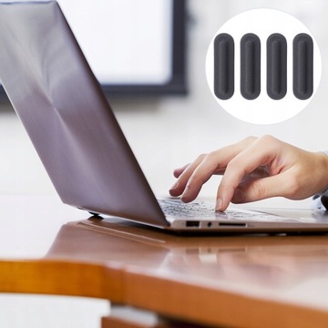 Черные резиновые подушечки для ног для ноутбука 4