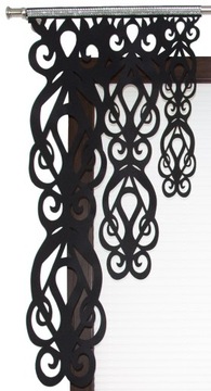 AŻUR NAROŻNY CYRKONIE FIRANA PANEL OZDOBA 60 x 100