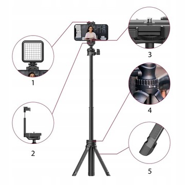 ШТАТИВ ДЛЯ СЕЛФИ-ПАЛКИ ДЛЯ ТЕЛЕФОНА + ПУЛЬТ BLUETOOTH ДЛЯ СМАРТФОНА