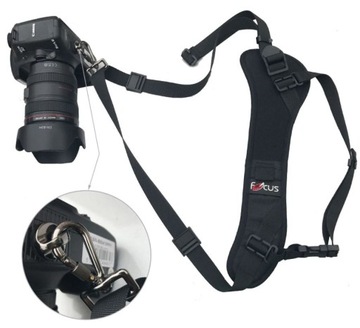 Современный, очень удобный плечевой ремень для репортерской камеры Focus F1.