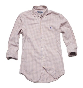 Ralph Lauren Polo slim fit button down koszula męska krata S