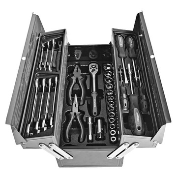Skrzynka narzędziowa 50 elementów Meec Tools
