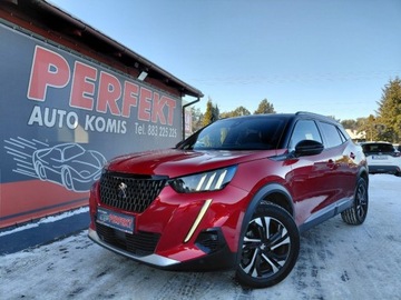 Peugeot 2008 II SUV 1.2 PureTech 130KM 2021 Peugeot 2008 GT Automat Panorama Kamera Full LED 1.2 Benzyna 130KM