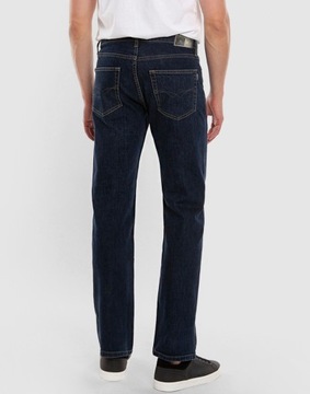 Spodnie Jeans Męskie Texasy Granatowe M791 W38 L36