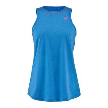 Koszulka tenisowa damska Babolat Exercise Cotton Tank niebieska 4WS23072 XS