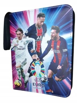 БОЛЬШОЙ ПОРТАТИВНЫЙ АЛЬБОМ ДЛЯ КЛАССА-ПЕРЕДАТЧИК ДЛЯ ФУТБОЛЬНЫХ КАРТОЧЕК НА 400 КАРТ С ЗАМКОМ