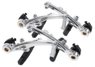 ТОРМОЗА ТОРМОЗНЫЕ КОЛОДКИ 2K V-BRAKE YX-C230 SILVER ALU ДЛЯ НАБОРА IMBUS/4 ШТ.