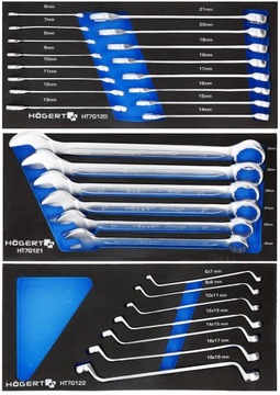 ИНСТРУМЕНТАЛЬНЫЙ ШКАФ HT7G052 Тележка для мастерской 6 шт. HOEGERT + ИНСТРУМЕНТЫ 171 шт.
