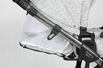 Коляска Baby Merc Faster Style Limited 2в1 белого цвета