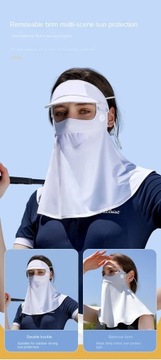 UV Protection Mask Solar Blocker for Face Kaffiyeh Sunscreen Shade Veil