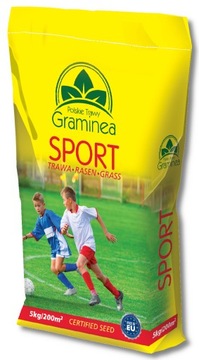Graminea Sports Газонная трава 5 кг, семена плотные