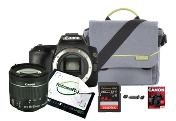CANON EOS 250D + 18-55 IS STM - STABILIZACJA OBRAZU - ZESTAW XL