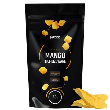 Mango Liofilizowane 50g plastry HiFOOD PREMIUM