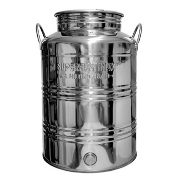 БОЧКА НЕРЖАВЕЮЩАЯ СТАЛЬ INOX лейка canka 25л для самогонного дистиллята сока