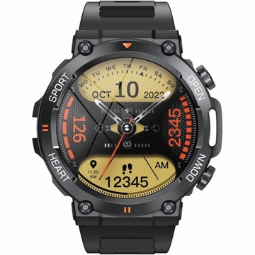 Zegarek SMARTWATCH Męski Funkcja Rozmowy SMS Ciśnienie Krwi Pogoda Menu PL