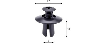 Зажимы для обивки, 6 видов, 100 шт + прочные съемники-ложки