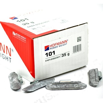Вес стального обода HOFMANN от 5 до 35 г.