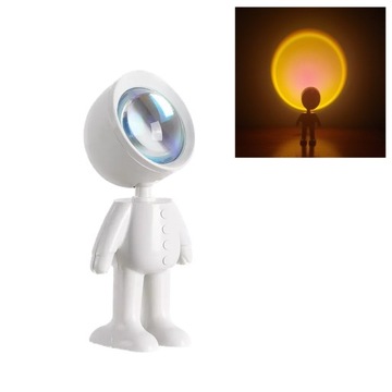 LED astronauta sunset USB prezent projektor słońce