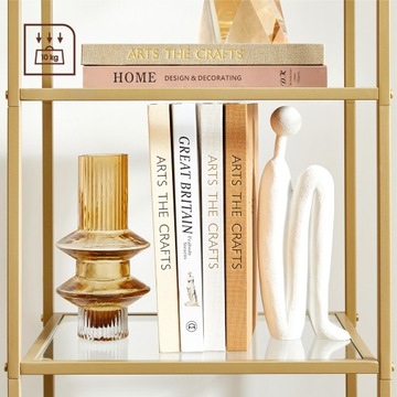 ПОЛКА ДЛЯ ВАННОЙ ЗОЛОТЫЕ ПОЛКИ СТЕКЛЯННЫЕ 124 см