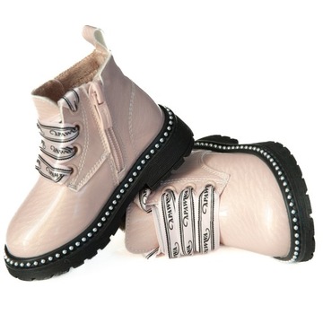 APAWWA УТЕПЛЕННЫЕ БОТИНКИ ДЛЯ ДЕВОЧЕК, размер 21