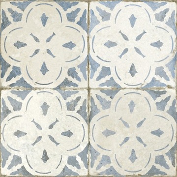 PŁYTKI PODŁOGOWE ŚCIENNE VINTAGE PATCHWORK TERAKOTA 45x45 FS AURORA BLUE